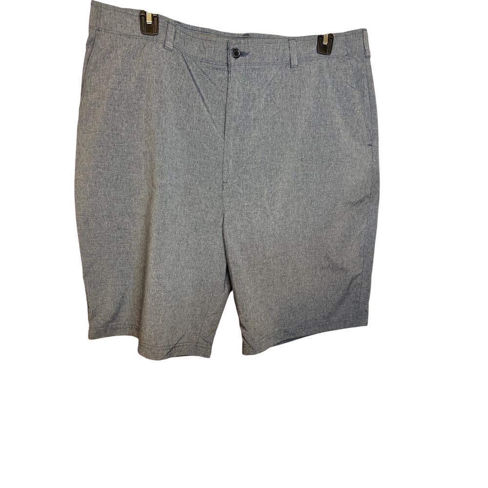 Ben Hogan men's gray heathered flat-front performance shorts size 40
